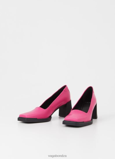 Pumps | Vagabond Edwina Pumps Pink Leather Women DPX48108 - Click Image to Close