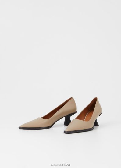 Pumps | Vagabond Tilly Pumps Brown Leather Women DPX48106 - Click Image to Close