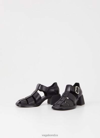 Sandals | Vagabond Ansie Sandals Black Leather Women DPX4846