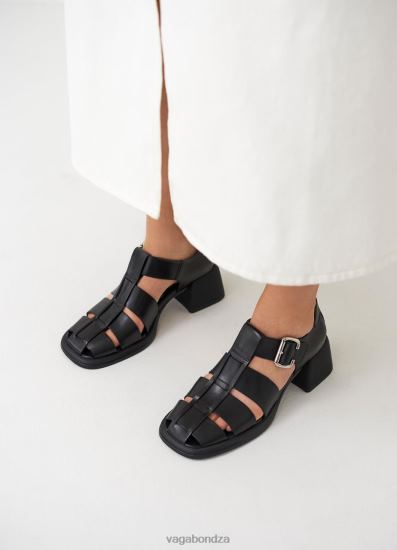 Sandals | Vagabond Ansie Sandals Black Leather Women DPX4846