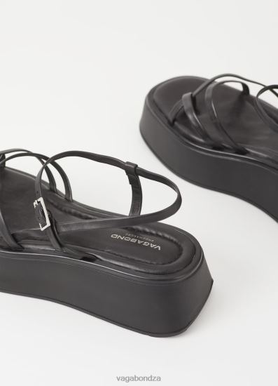 Sandals | Vagabond Courtney Sandals Black Leather Women DPX4823