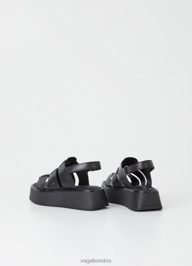 Sandals | Vagabond Courtney Sandals Black Leather Women DPX4868