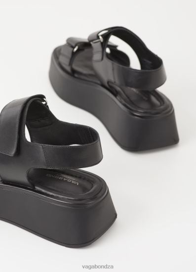 Sandals | Vagabond Courtney Sandals Black Leather Women DPX4872