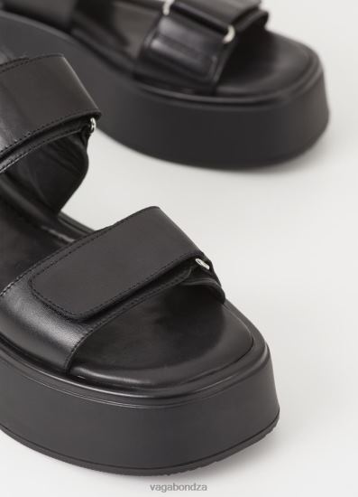Sandals | Vagabond Courtney Sandals Black Leather Women DPX4872