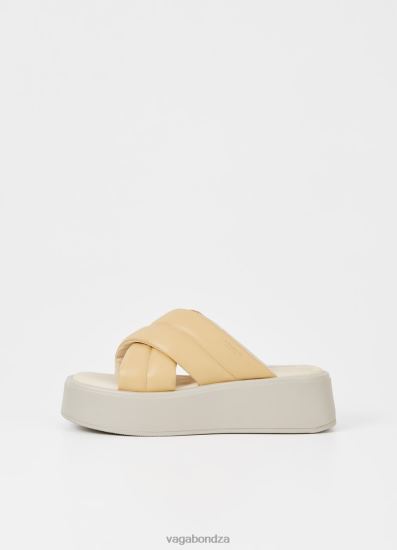 Sandals | Vagabond Courtney Sandals Light Yellow Leather Women DPX4861