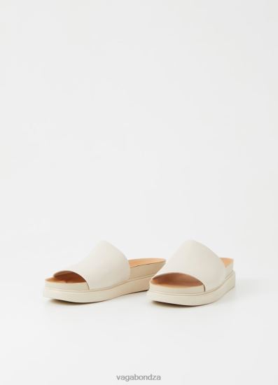 Sandals | Vagabond Erin Sandals Off White Leather Women DPX4881 - Click Image to Close