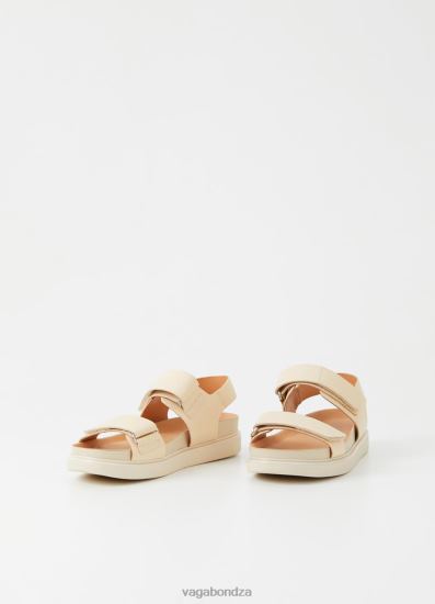 Sandals | Vagabond Erin Sandals Off White Leather Women DPX4882 - Click Image to Close