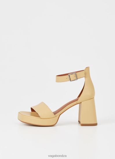 Sandals | Vagabond Fiona Sandals Yellow Leather Women DPX4837