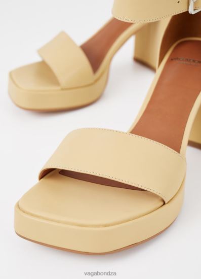 Sandals | Vagabond Fiona Sandals Yellow Leather Women DPX4837