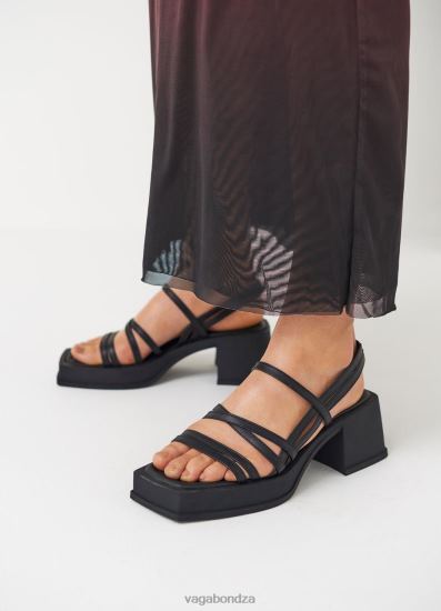 Sandals | Vagabond Hennie Sandals Black Leather Women DPX4828