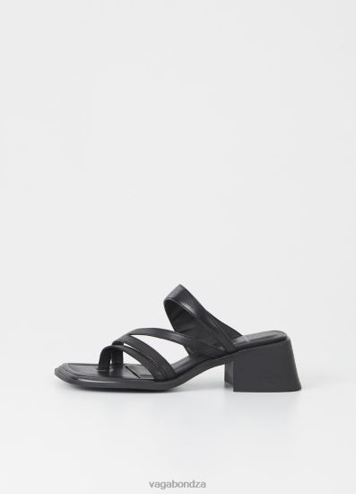 Sandals | Vagabond Ines Sandals Black Leather Women DPX4849