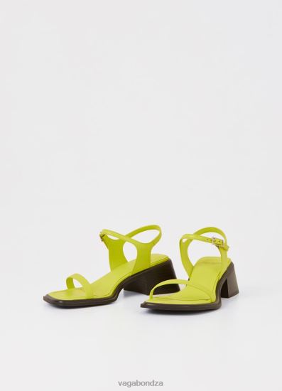 Sandals | Vagabond Ines Sandals Green Leather Women DPX4856