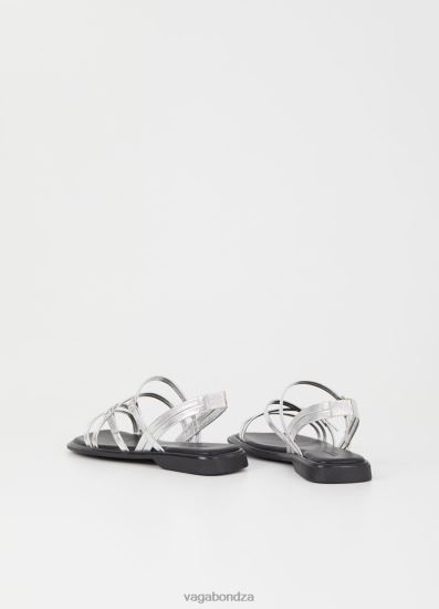 Sandals | Vagabond Izzy Sandals Silver Metallic Leather Women DPX4829