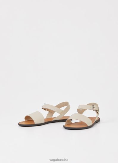 Sandals | Vagabond Tia 2.0 Sandals Off White Leather Women DPX4858 - Click Image to Close